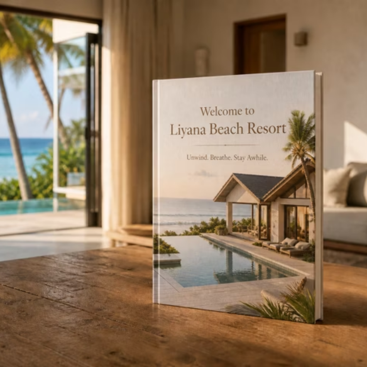 Custom Welcome Book for Beach Airbnb